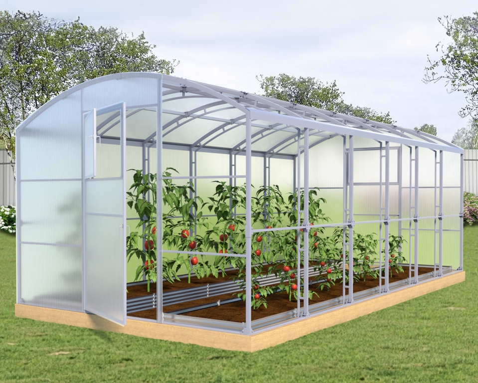 Теплица Прямостенная 40х20+20х20 - ширина 2.5 м в Москве