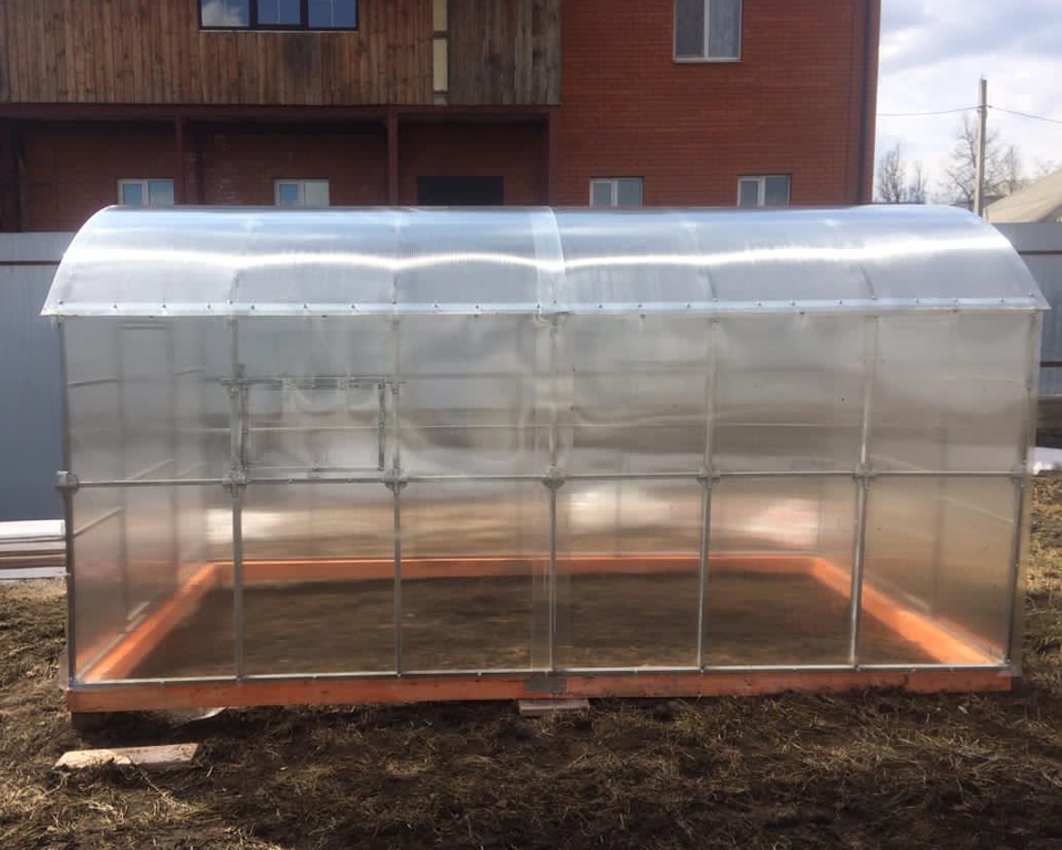 Теплица Прямостенная 40х20+20х20 - ширина 2.5 м в Москве