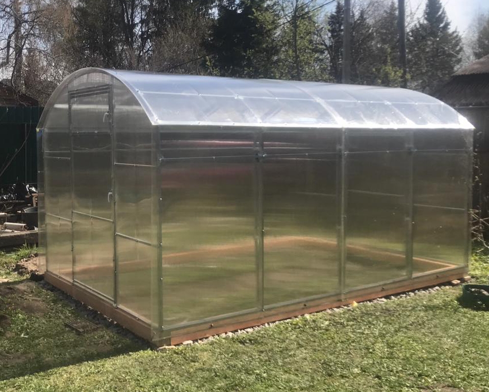 Теплица Прямостенная 40х20+20х20 - ширина 2.5 м в Москве