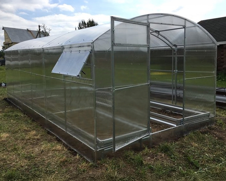 Теплица Прямостенная 40х20+20х20 - ширина 2.5 м в Москве