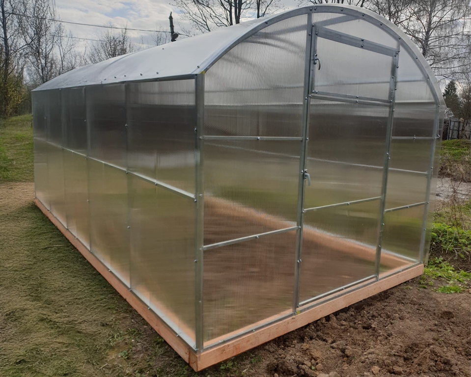 Теплица Прямостенная 40х20+20х20 - ширина 2.5 м в Москве