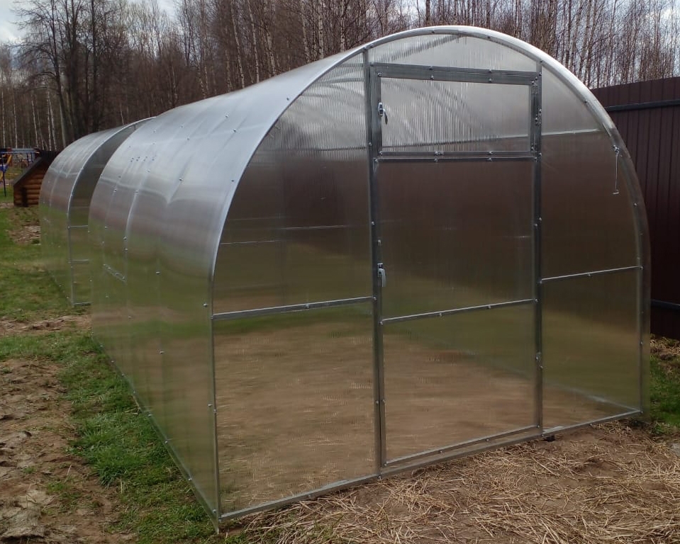 Теплица Арочная 20х20+20х20 - ширина 2.5 м в Москве