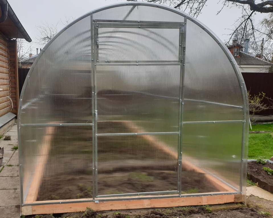 Теплица Арочная 20х20+20х20 - ширина 2.5 м в Москве