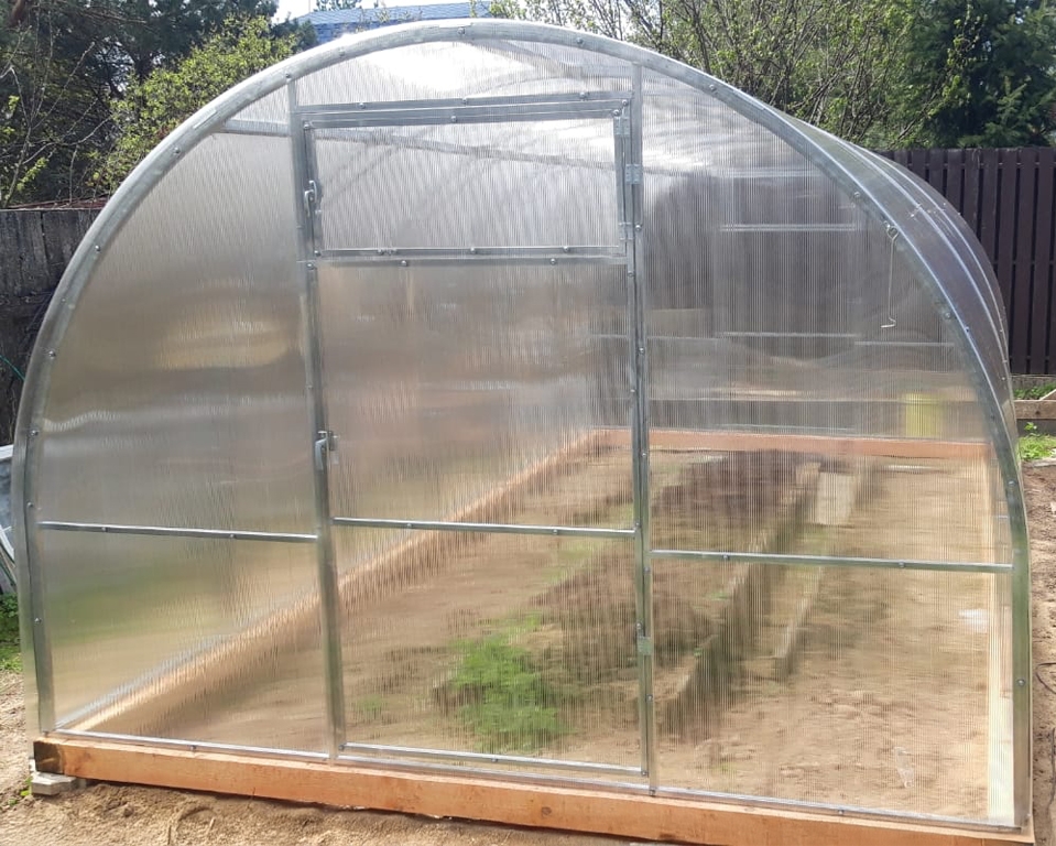 Теплица Арочная 20х20+20х20 - ширина 3 м в Москве