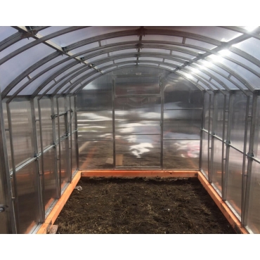 Теплица Прямостенная 40х20+20х20 - ширина 2.5 м в Москве